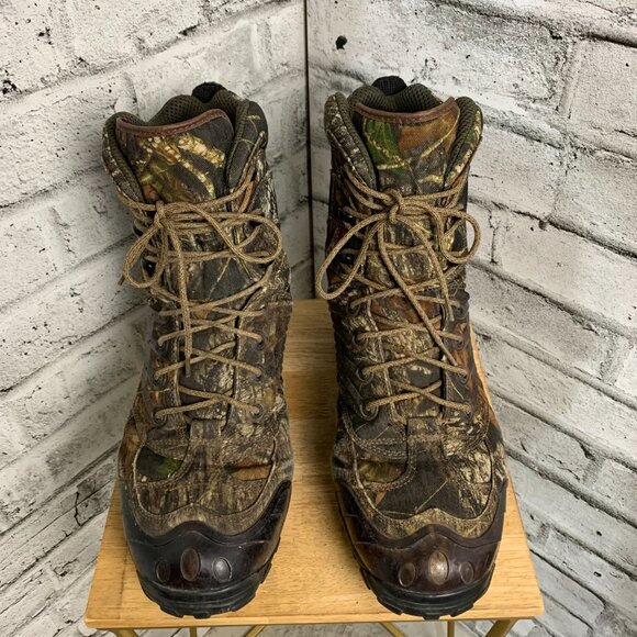 Cabelas Boots Mens 13 EE Dry Plus Thinsulate Ultra Camo Lace Up Gorpcore Hunting